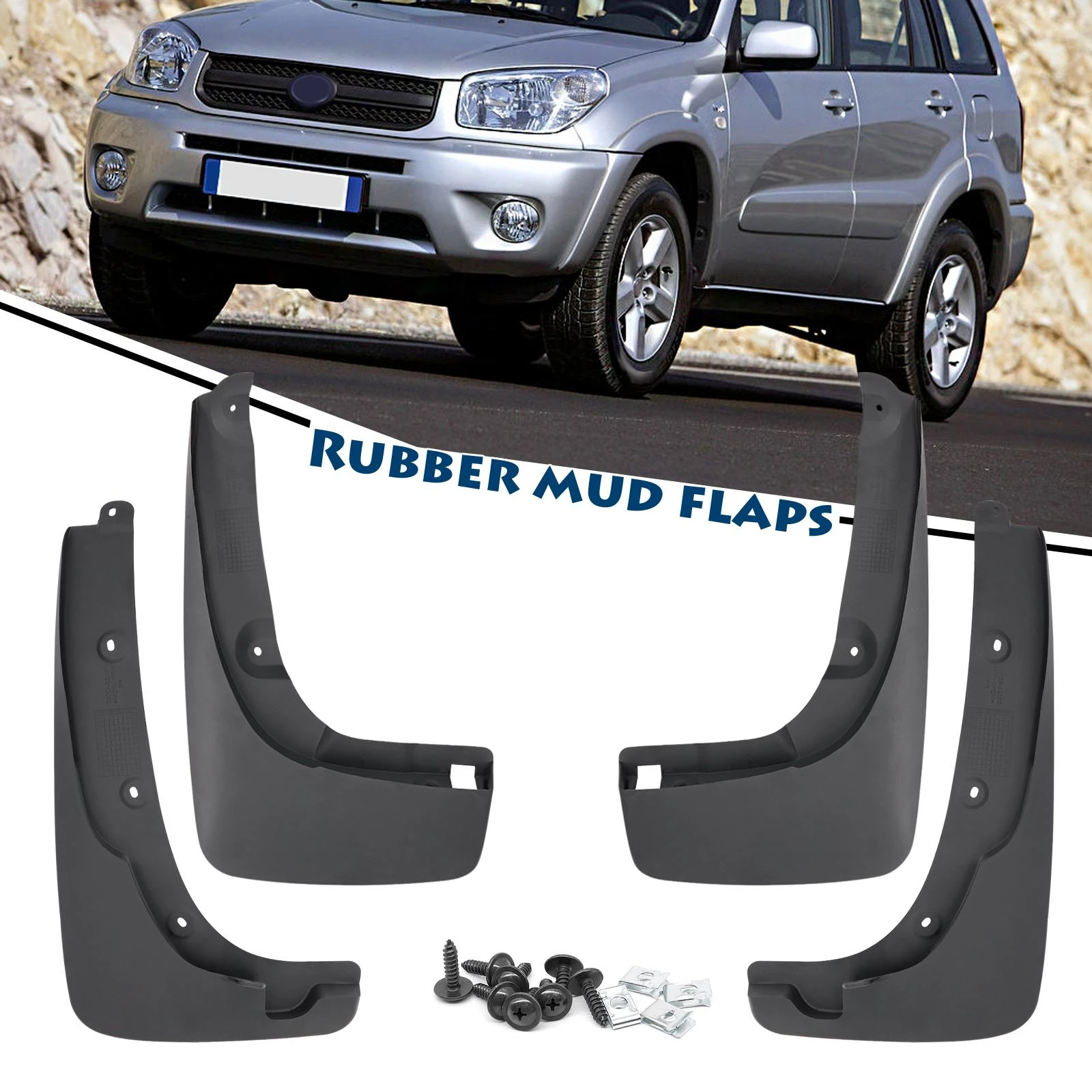 Guardabarros de 4 piezas, accesorios para Toyota RAV4 2001 2005, 2002, 2003|Guardabarros| AliExpress