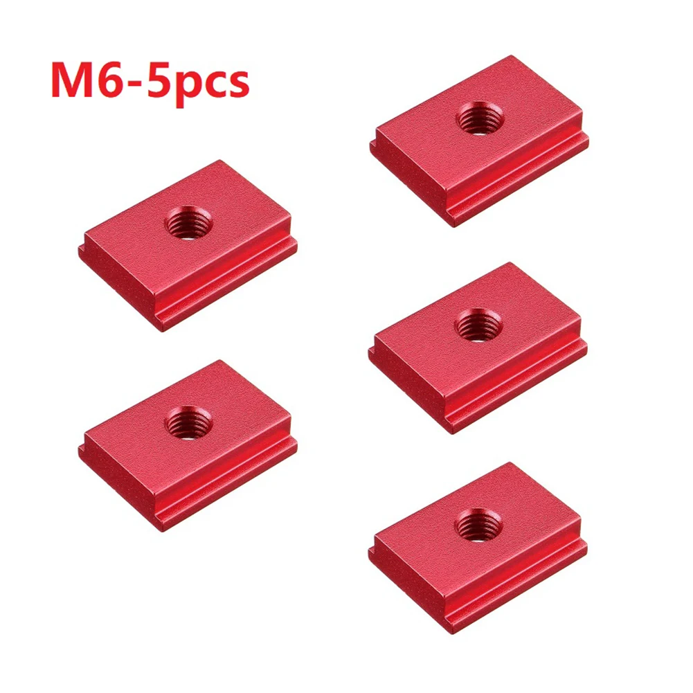 

5/10pcs M6/M8 T-Track Slider Aluminum Alloy Quality Slider T Slot Nut For Woodworking Tools Accessories