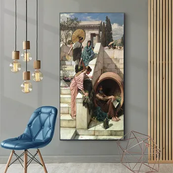 

Citon William Waterhouse《Diogenes》Canvas oil painting World Famous Artwork Poster Picture Modern Wall Art Decor Home Decoration