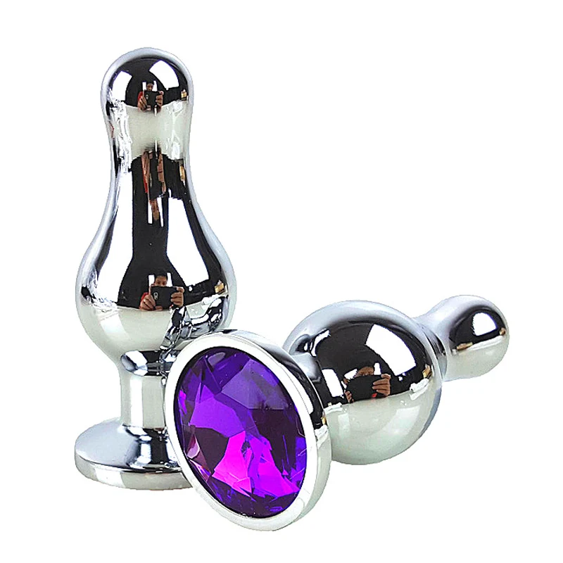 2017-New-Metal-Anal-Plugs-Crystal-Jewelry-7-Colors-Small-Anal-Sex-Toys-For-Women-Men