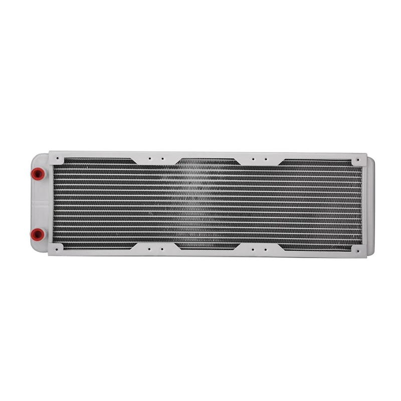

360mm Aluminum Radiator,White Heat Sink Computer Water Cooling Liquid Heat Exchanger Cooling Kit