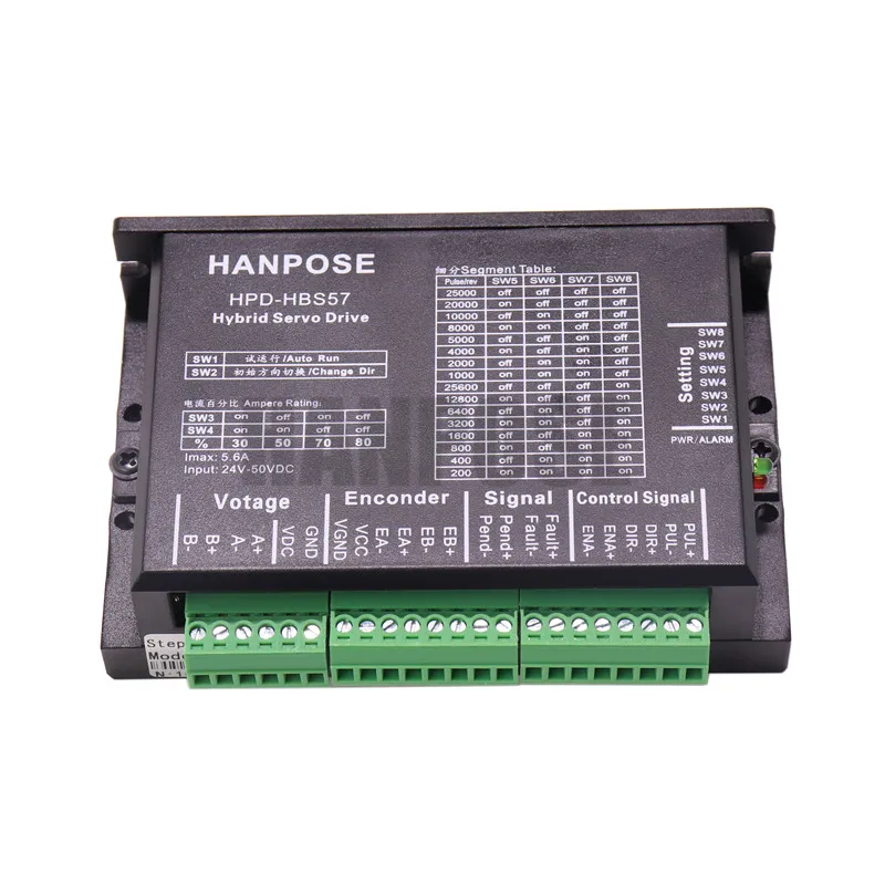 HBS57 драйвер контроллера 20-50V Шаг сервопривода драйвер для NEMA17 23 CNC Гибридный мотор сервопривода