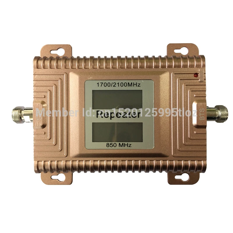 CDMA AWS 850 1700 2100 трехчастотный Усилитель сотового сигнала телефона 2G 3G 4G LTE|Усилители