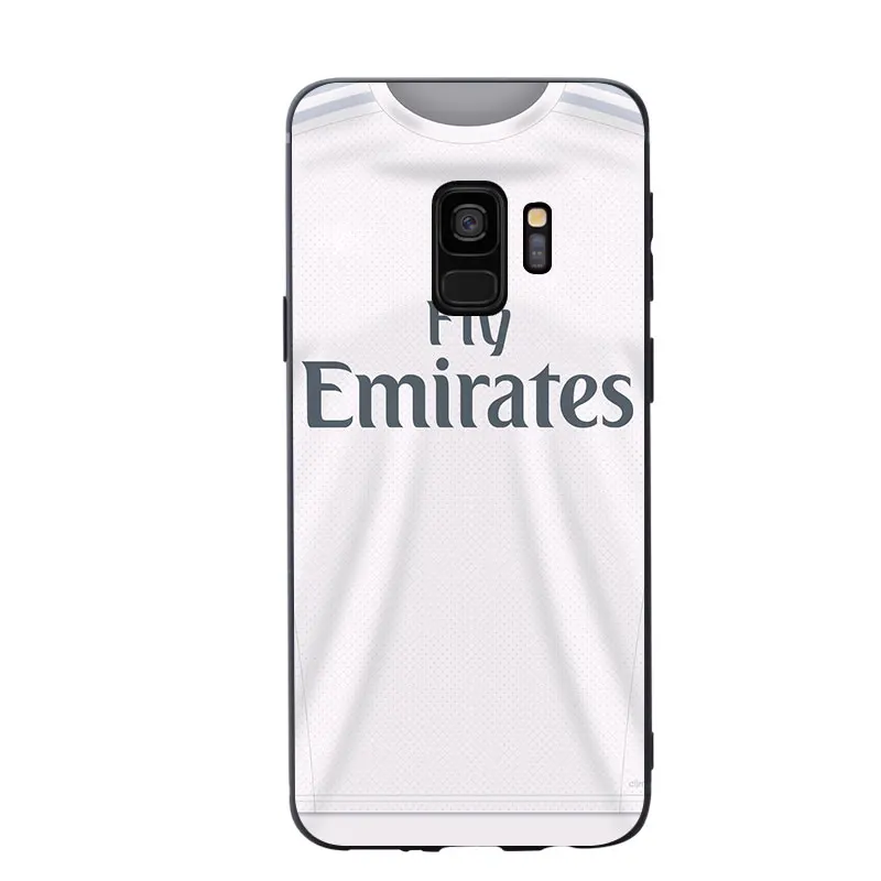 RKQ футбол Мадрид Джерси Стиль чехол для телефона чехол для samsung Galaxy S6 S7 edge S8 plus S9 plus S10 plus lite мягкий чехол - Цвет: A1648