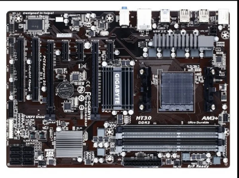 Оригинальная материнская плата Gigabyt GA-970A-DS3P DDR3 DIMM USB3.0 970 970A-DS3P настольная SATA III AM3 + |