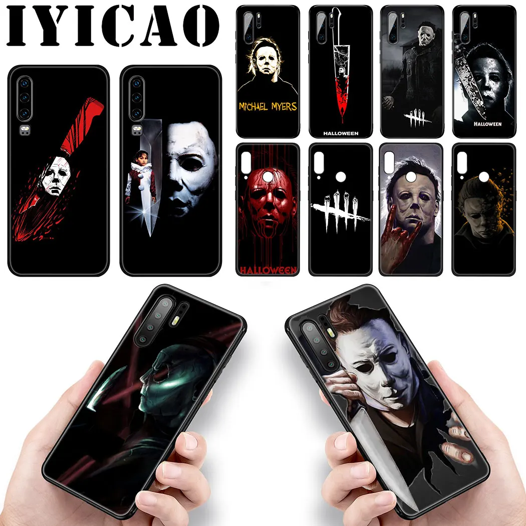 IYICAO Michael Myers Malloween Soft Silicone Case for Huawei P Smart Z P30 P20 P10 P9 Lite Pro Phone |
