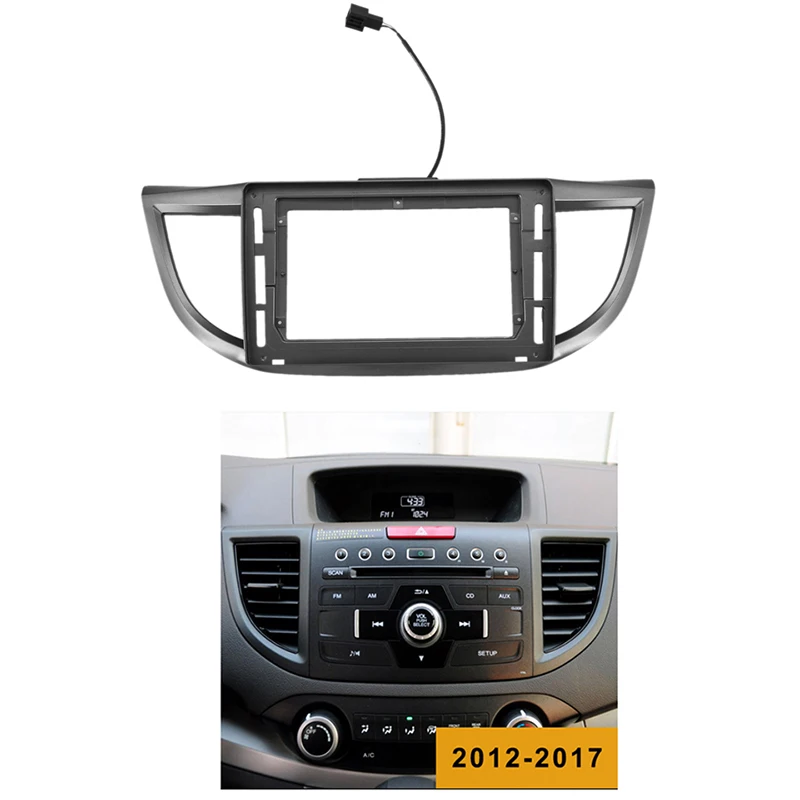 Автомобильный Радио фасции для 2012-2016 HONDA CRV 10 1 дюймов стерео DVD плеер приборной