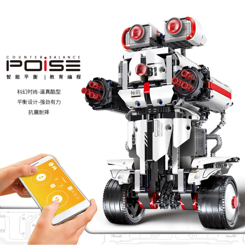Форма король приложение контроль Progamming робот стены E Игрушка совместима с 17101 ботинками Робот строительные блоки детские игрушки с голосовым управлением