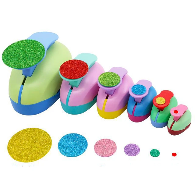 Circle Paper Punch, 5 PCS Circle Punches For Paper Crafts, 5 Different Size  Circle Hole Punch,Random Colors - AliExpress