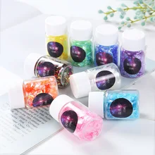 15ml colorido concha de açúcar quebrado peças piscando detritos material uv resina cola epoxy molde que faz o enchimento da jóia para diy jóias