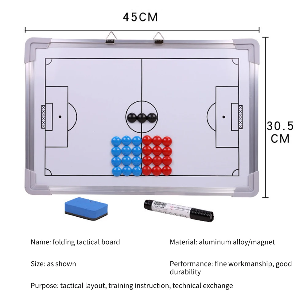 WolFAce Aluminium Tactical Plate for Soccer Strategy Coach Football Judge Board Soccer Training Equipment Accessories new