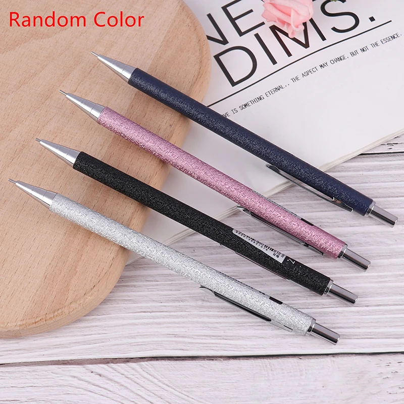 0.5mm Iron Metal-Mechanical Automatic Pencil for Writing Drawing Supply Fashion 