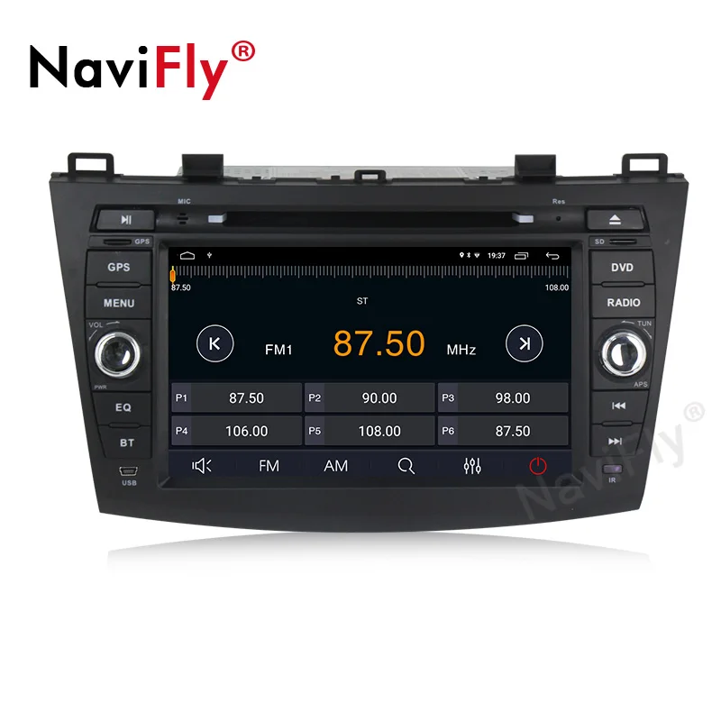 Excellent 2Din Android 9.0  Car Multimedia Radio Player For Mazda 3 BK 2004-2009 Autoradio GPS Navigation DVD player view camera DVR RDS 3