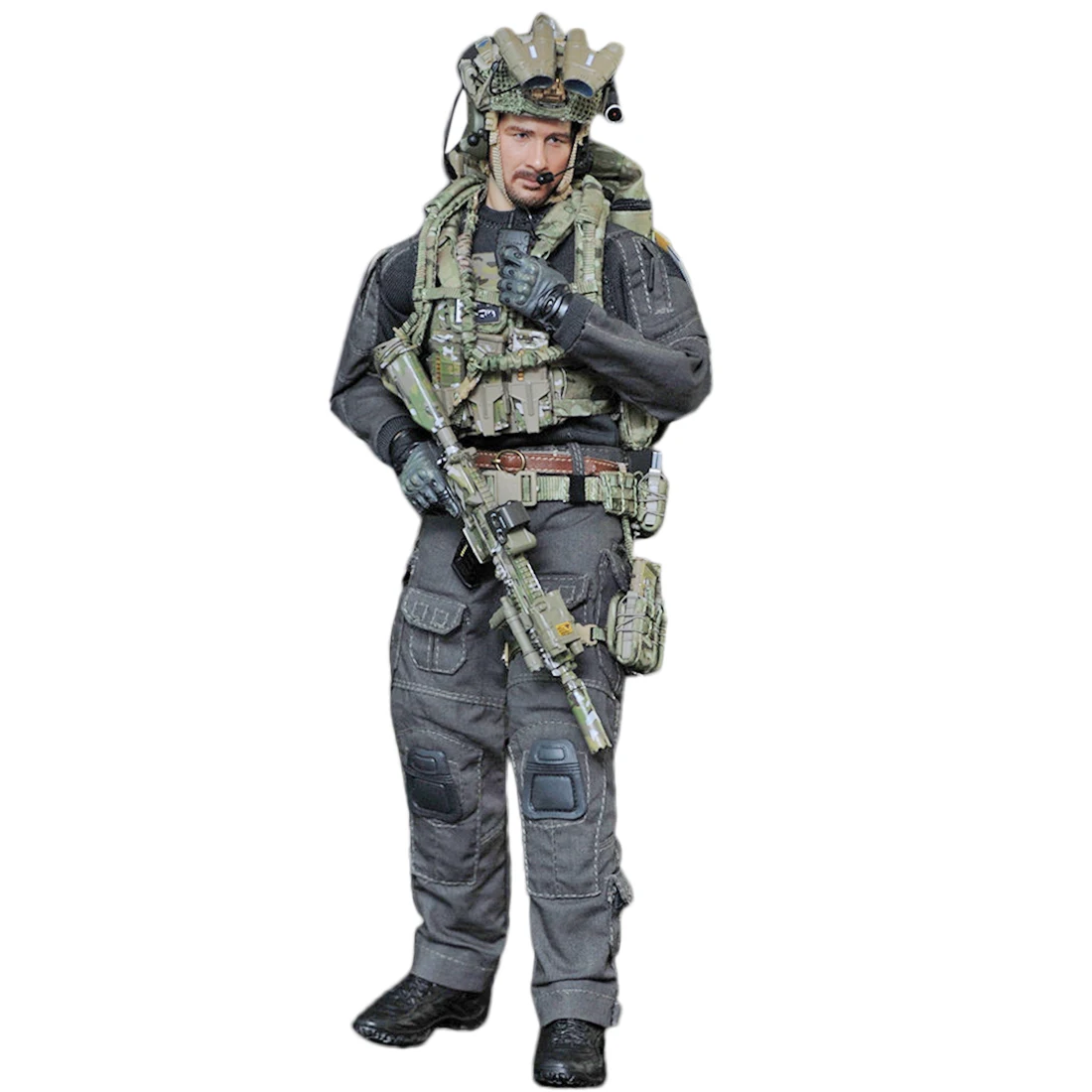 

1/6 30cm Soldier Model Realistic Headsculpt DIY Movable Navy Seals Military Figure