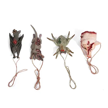 

Halloween decoration bar simulation horror Animal Pendant haunted house site layout props, trickery and frightening toys