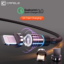 CAFELE 3A Magnetic USB Cable for iPhone Xs Max Xr X 8 7 6 6s Plus 5 5s SE iPad Magnet USB Type C USB Micro Cables Led Light CAFELE 3A Magnetic USB Cable for iPhone Xs Max Xr X 8 7 6 6s Plus 5 5s SE iPad Magnet USB Type C USB Micro Cables Led Light