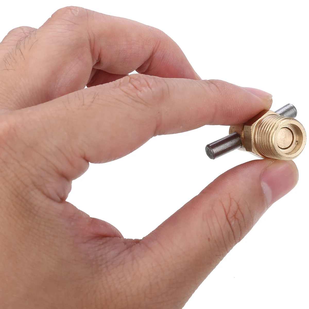 1/4 Inch NPT Brass Drain Valve Air Compressor Drain Valve 12mm Dia For Air Compressor Tank Replacement Part Long Service Life