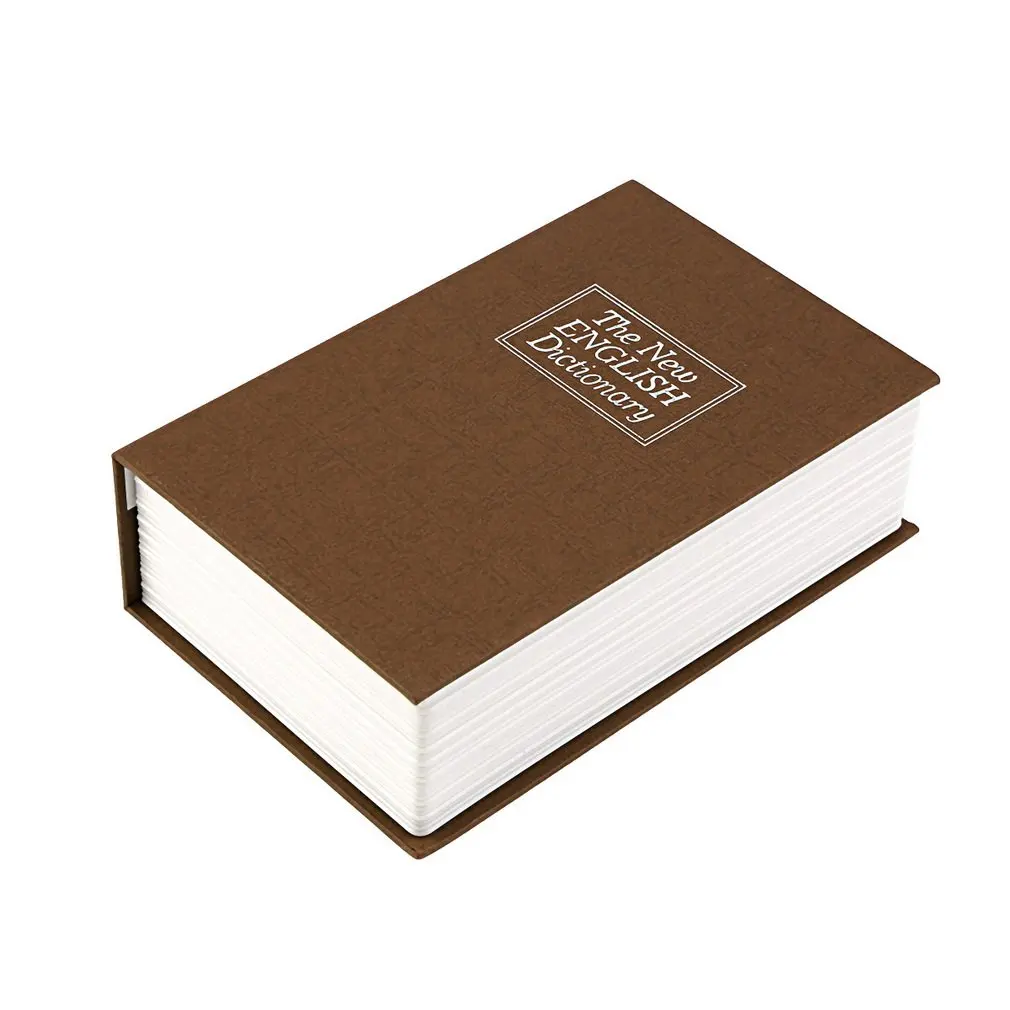 Caja de Seguridad con simulación de diccionario, cierre de seguridad oculto, seguro, llaves dinero, armario de joyería, caja de libros de tamaño pequeño, caja de almacenamiento