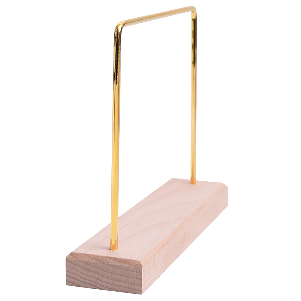 Portable Jewelry Tower Earring Holder Organizer, Earrings Stand, Earring Display for Jewelry Store Decor - Wooden Bas