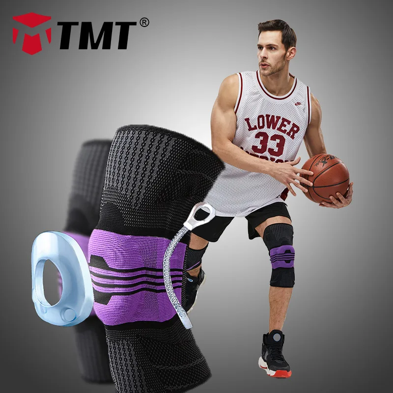 TMT наколенник стабилизирующий брекет Поддержка коленной чашечки наколенники для спорта наколенники бег Футбол Волейбол Баскетбол защитный