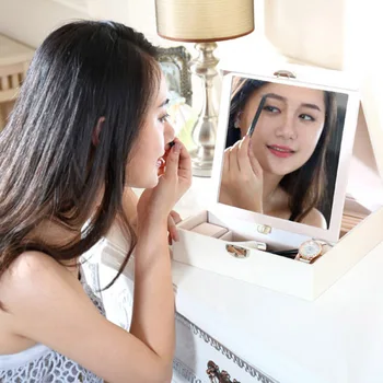 

Newly Multi-functional Ring Cases Packaging Gift Box Jewelry Display Stand Casket Decorations Jewelry Box New m99