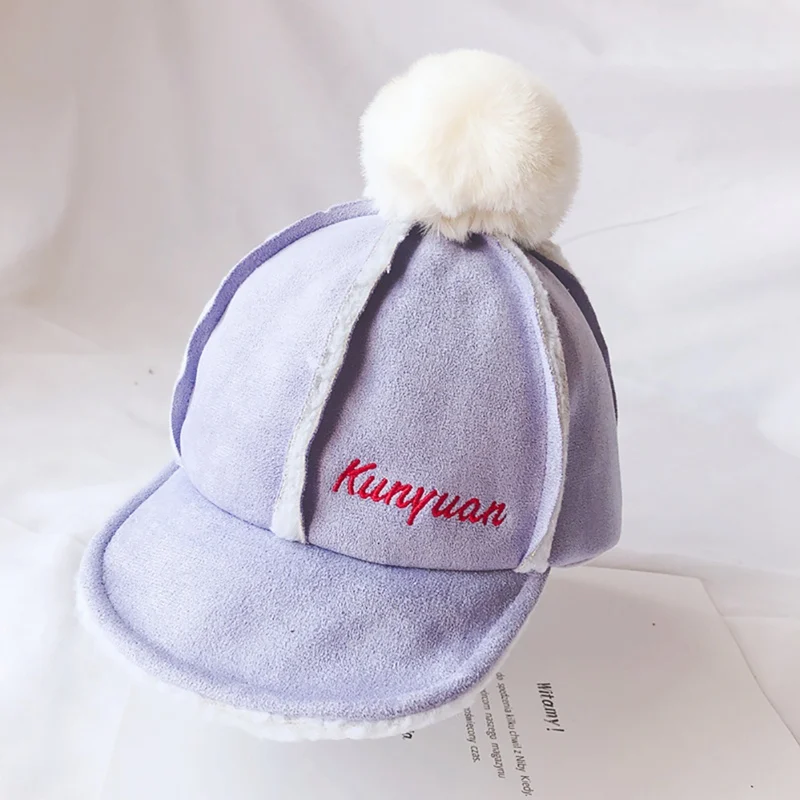 Cute Letter Caps Spring Autumn Baby Girl Hat Kids Boy Baseball Cap Infant Toddlers Hat Kids Winter Hats for 1-4T