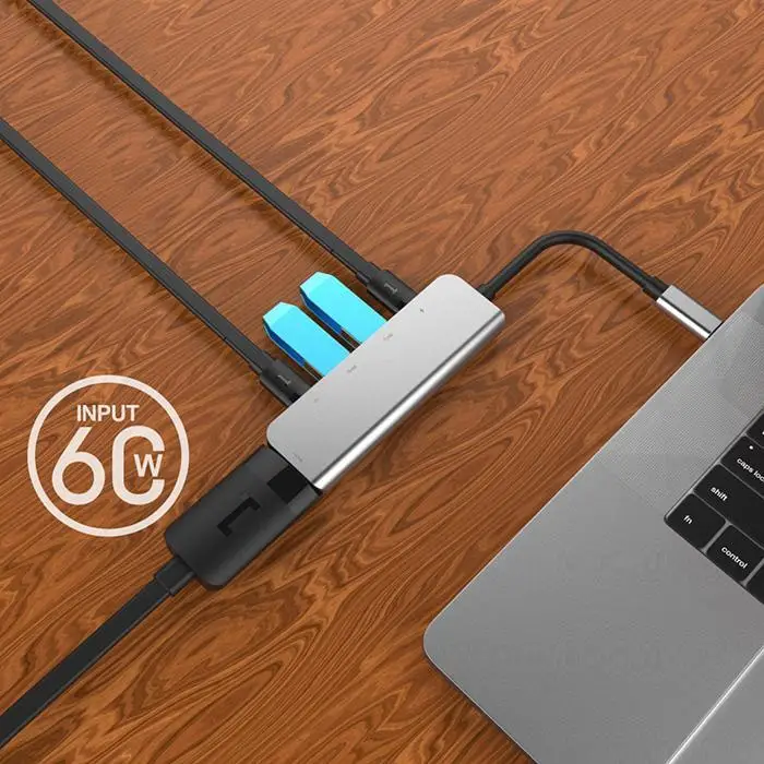 Usb type C к HDMI HU BpdThunderbolt 3 адаптер станция dex с HDMI USB 3,0 порты для MacBook Pro VGA кабель коврик