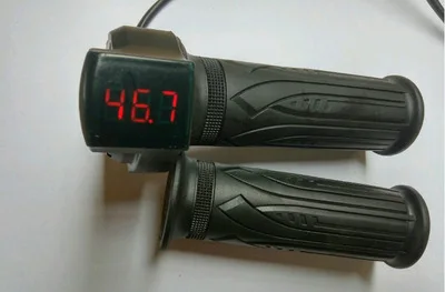 12 V-99 V Водонепроницаемый электрический скутер цифровой дроссельная заслонка газа Ручка с Батарея индикатор, фара для электровелосипеда в горный велосипед ATV акселератора