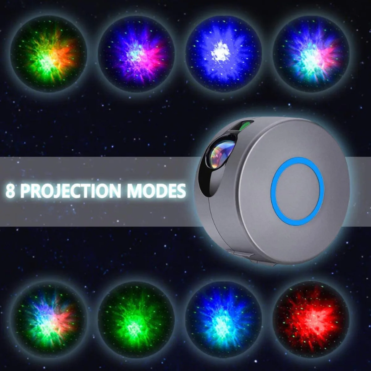 

Aurora Star Galaxy Starry Sky LED Projector Lamp Rotating Night Light Colorful Nebula Cloud Lamp Atmospher Bedroom Beside Lamp