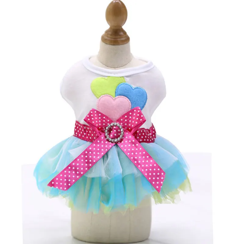 Lace Dog Princess Dress Cute Dog Clothes for Small Dogs dresses for puppy christmas clothes pets cat dress york dog clothes