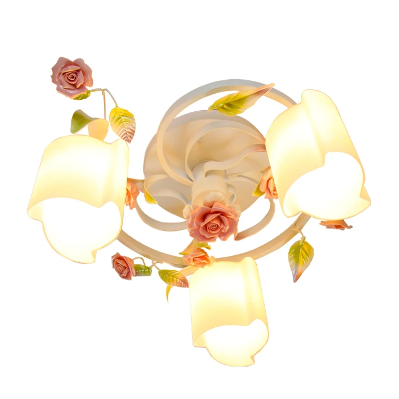 

romantic garden master bedroom girl children room flower ceiling light
