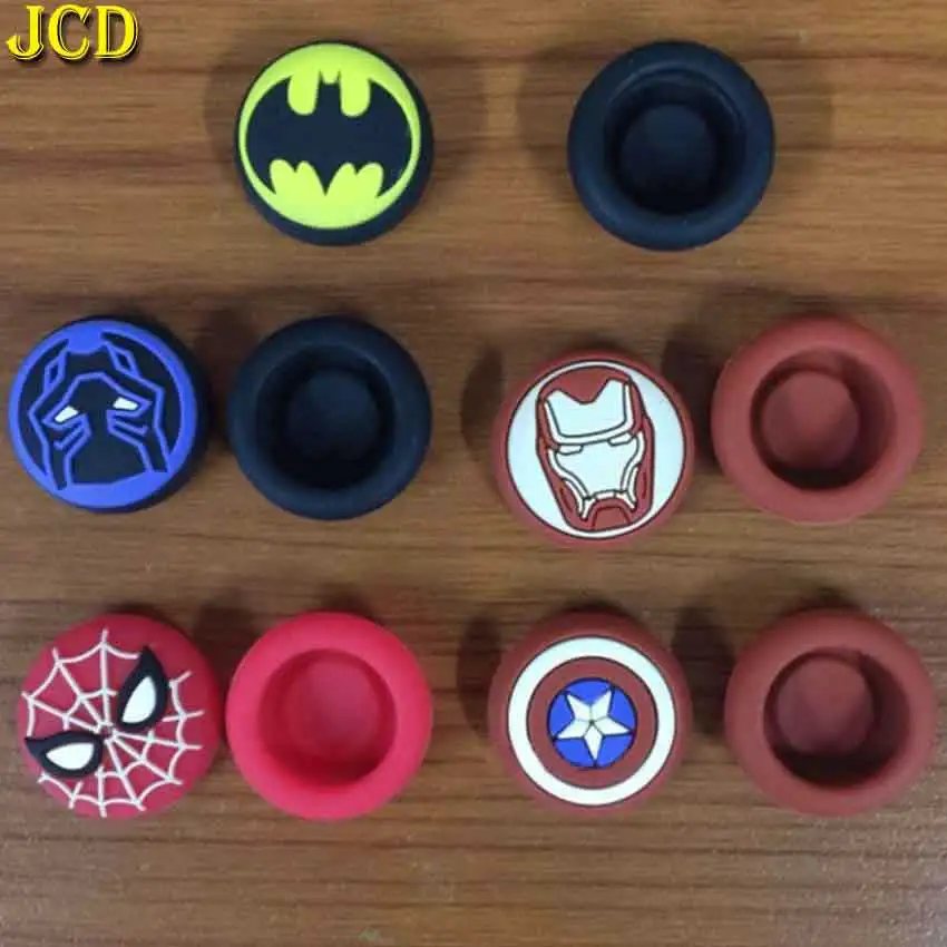 

JCD 4PCS Thumb Stick Grips Caps For PS4 Pro Slim For PS3 Controller Silicone Analog Thumbstick Grips Cover For Xbox 360 One S X