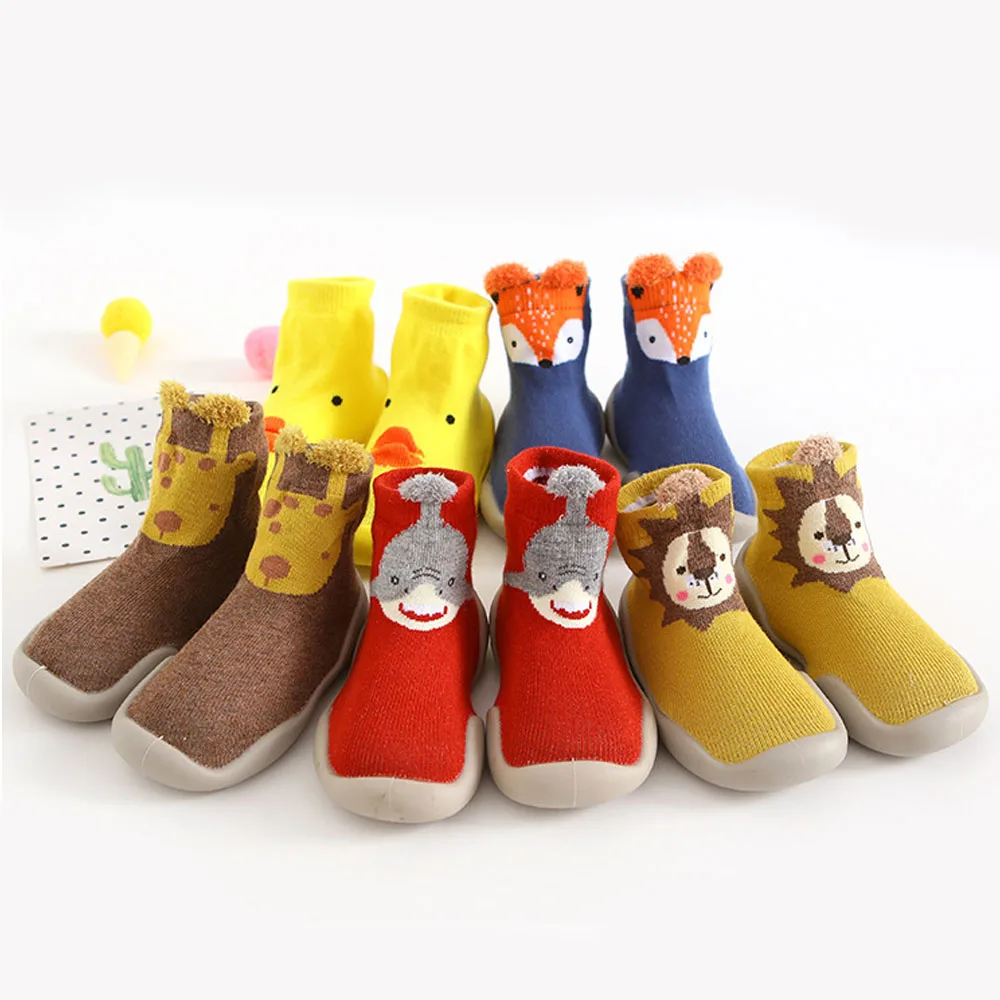 Baby Boys Girls First Walker Toddler Non-Slip Crib Shoes Infant Socks Pram Booties Kids Walk Crawling Boots Newborn Soft Sole |