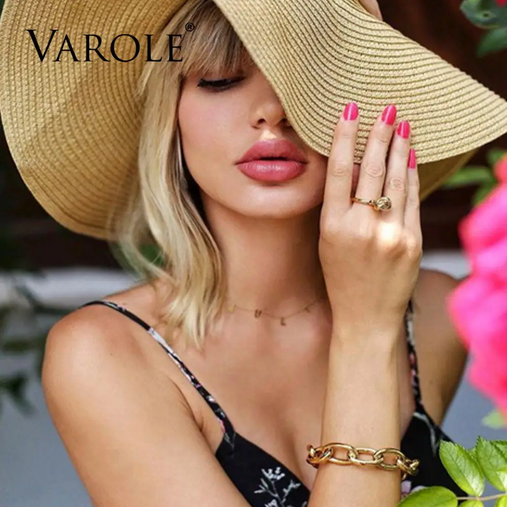 Женский браслет цепочка VAROLE золотого цвета браслеты манжеты для женщин