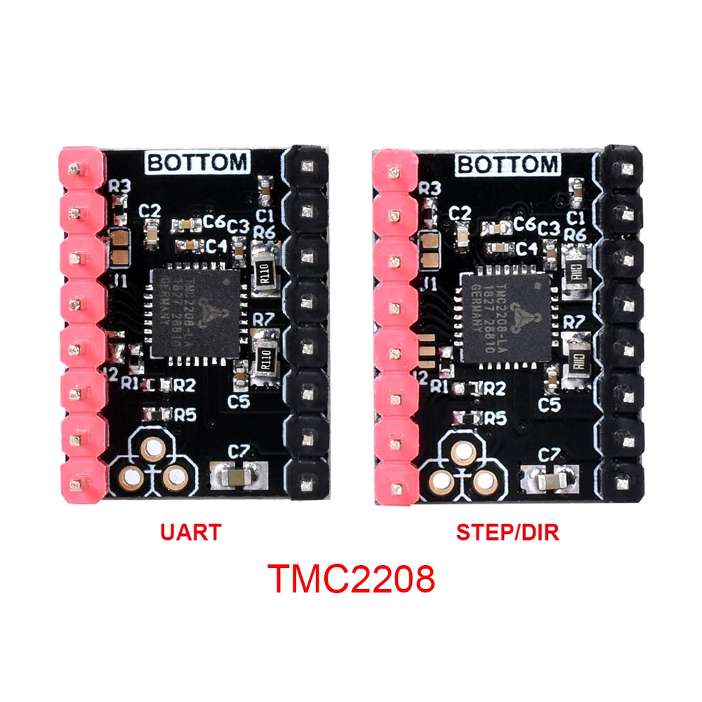 Шаговый двигатель BIGTREETECH TMC2209 UART TMC2208 драйвер Stepsticks бесшумная VS TMC2130 TMC2100 для SKR V1.3