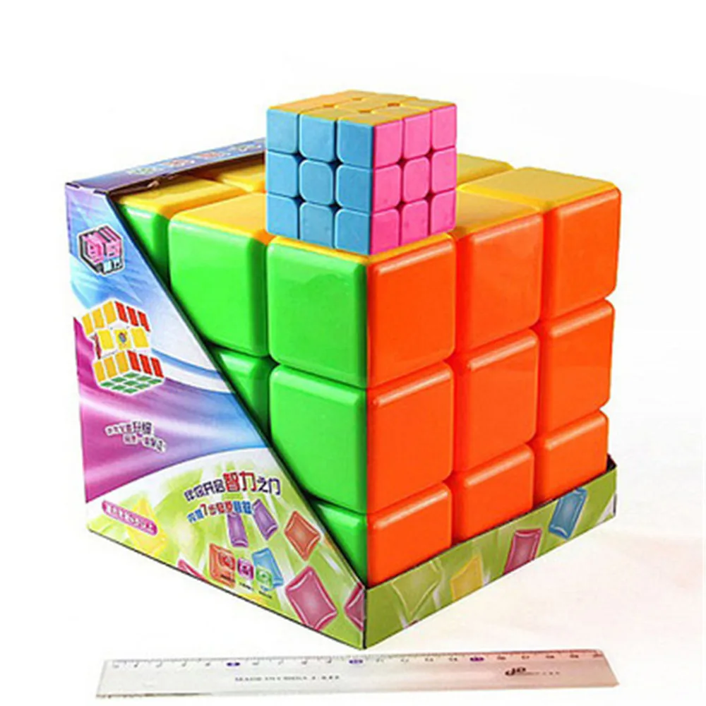 

HeShu 180mm large 3x3x3 Toy Magic Cube Fast Ultra-Smooth 3x3 Speed Puzzle Cube Kids Toys Gift