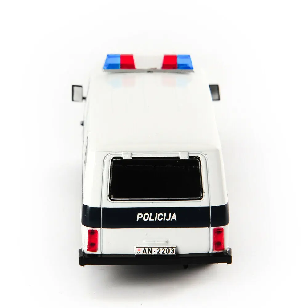 Kid Model Toys for Boys 1/43 Scale Alloy Diecast RAF-22038 Polices Car Russian Raf Car Ambulance DeAGOSTINI