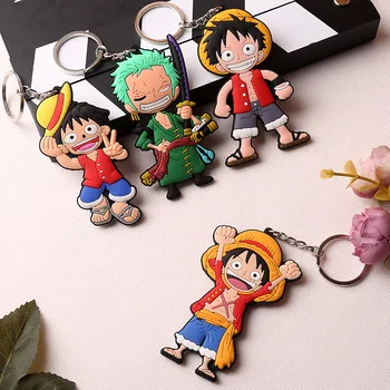 

Q Version Japanese Anime One Piece Roronoa Zoro Luffy Sanji Nami Franky Chopper PVC Action Figure Toys Car Decoration Toys