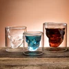 Coffee Mug Double-Layered Transparent Crystal Skull Head Glass Cup For Household Whiskey Wine Vodka Bar Club Beer ► Photo 2/6