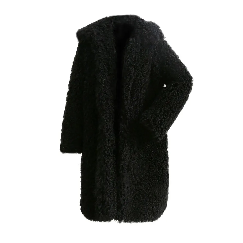 Women Winter Warm Thick Coat Solid Overcoat Outercoat Jacket Cardigan Coat Slim Down Lammy Jacket Coat Overcoat L3085