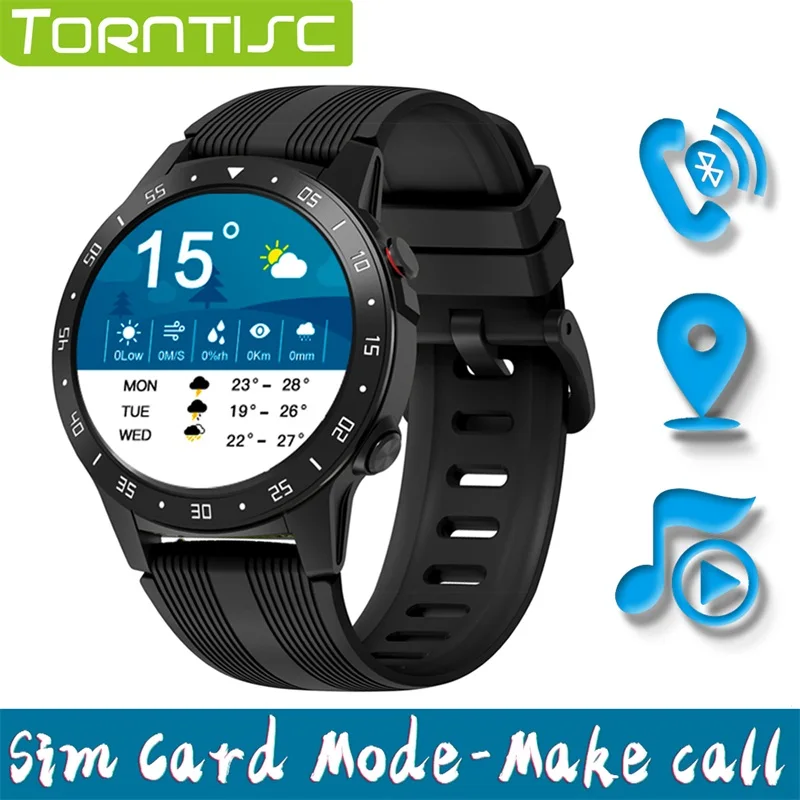 Смарт часы Torntisc 2G Android GPS Bluetooth Sim карта высотомер барометр пульсометр монитор