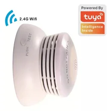 Wifi умный Дымовой Датчик 2,4G пожарная сигнализация Система безопасности Tuya умная жизнь противопожарное приложение дистанционное управление для умного дома
