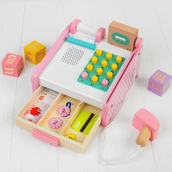 

Game box, wooden, push buttons, 3 coins, 10 bills