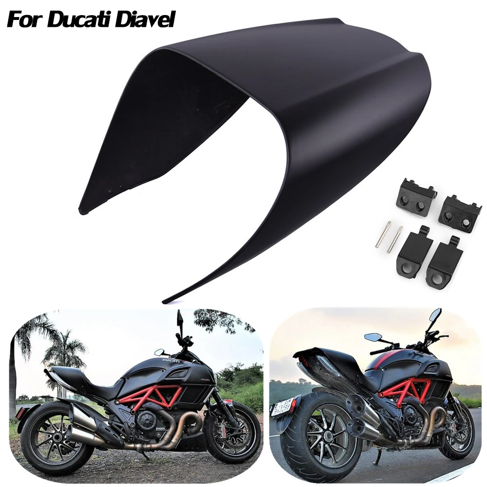 Motorcycle Passenger Solo Rear Seat Cover Cowl Pillion Fairing For