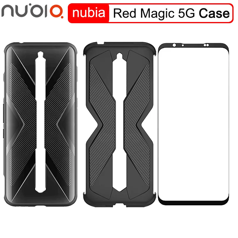 Оригинальный ZTE nubia Red Magic 5G мобильный телефон протектор чехол геймпад ручка