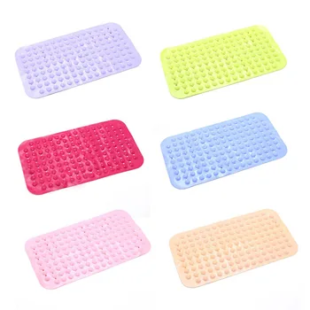 

Strong Suction Bathroom Mat Anti Slip Bath Shower Mat PVC Massage Particles Foot Pad Odorless Non-Toxic Bath Mat