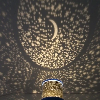 

LEDsky Projector Rotates With Music Starry Brightening Version LED Starry Night Light Children'S Room Decoration Projection Lamp
