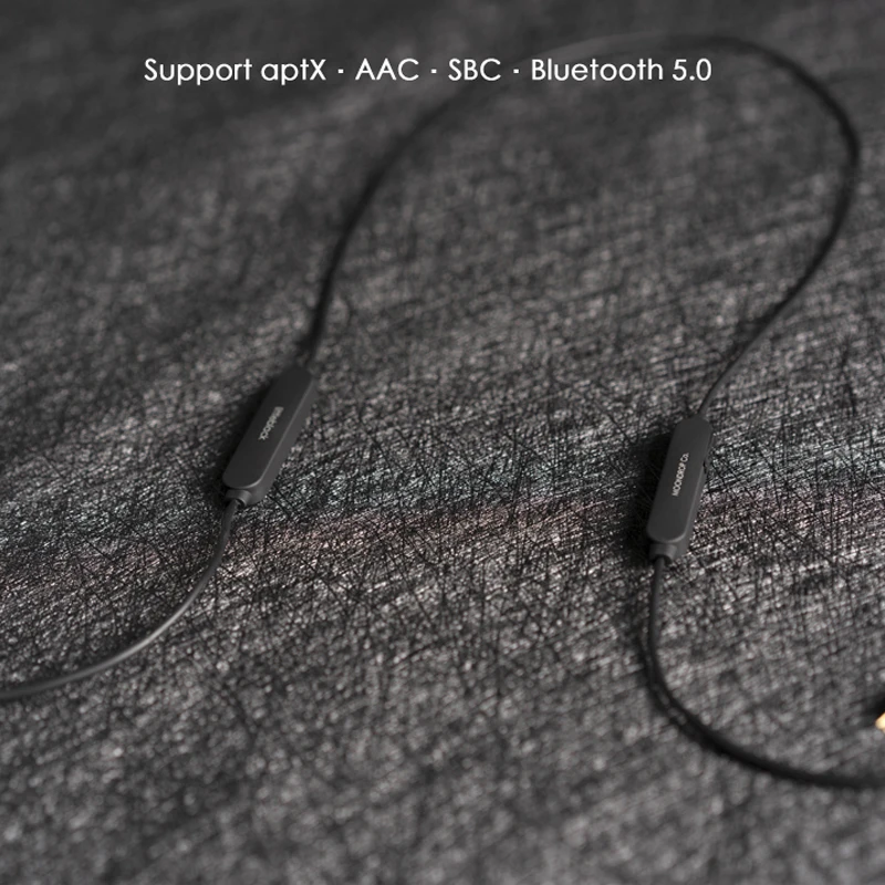 Moondrop Littleblack Bluetooth 5,0 высококачественный Bluetooth кабель Поддержка Aptx 0,78 AAC SBC 0,78 интерфейс