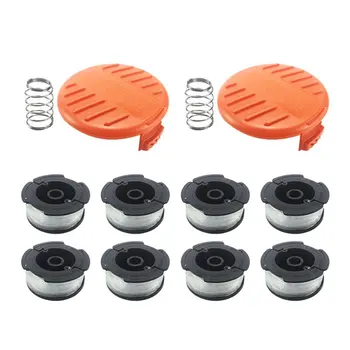 

String Trimmers Replacement Spool Line Grass Trimmers Garden Tool Mowing Single Line Spool Cover Spring