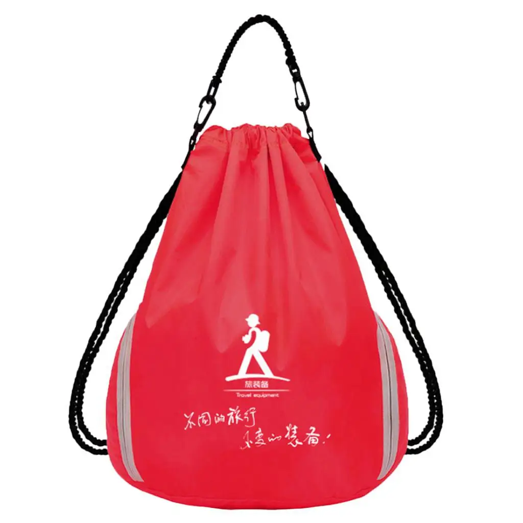 Unisex Bag Drawstring Sack Sport Travel Outdoor Backpack Waterproof Soft Lightweight and Durable Drawstring Backpack